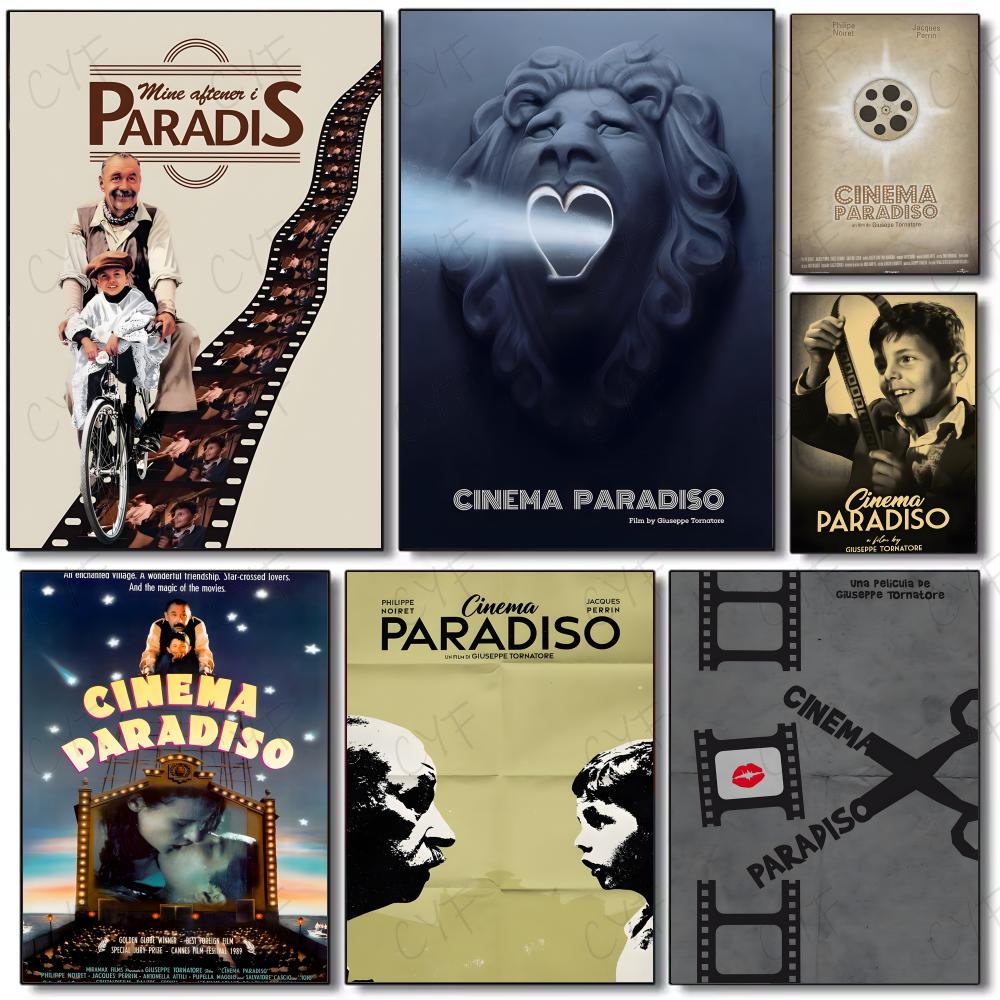 Home Cinema The Drama - Nostalgischer Drama-Film C-Cinema Paradiso Poster, Gemälde,
