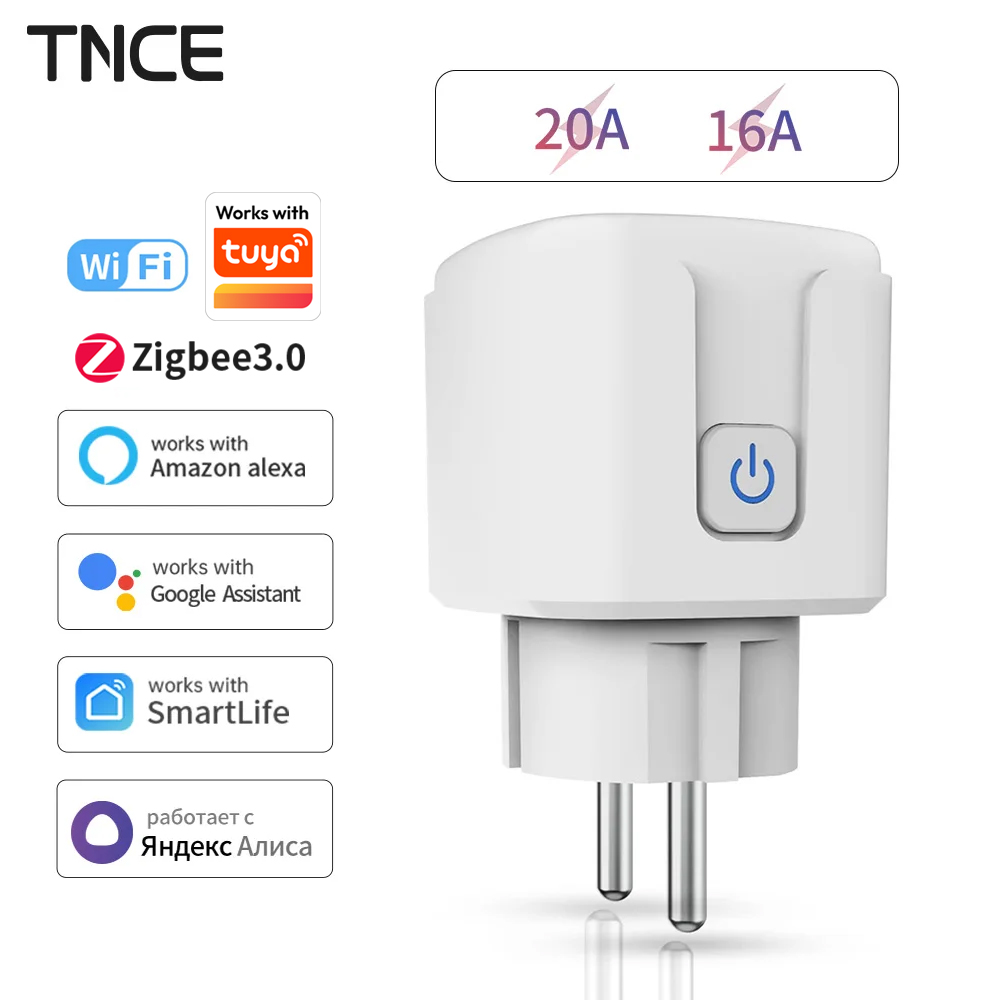 Home Cinema Alexa - TNCE Tuya WiFi/Zigbee 16A/20A EU Stecker