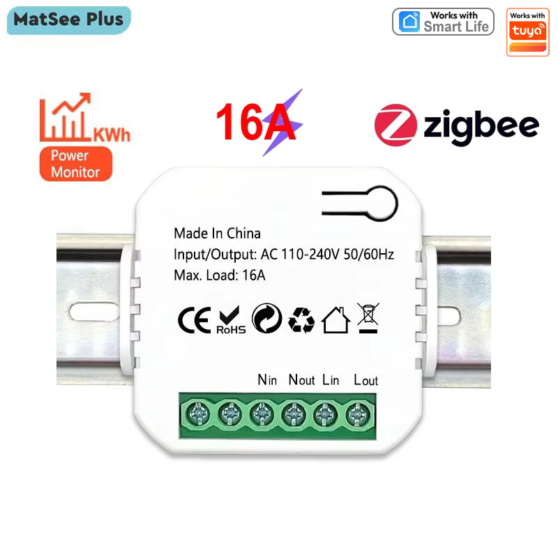 Home Cinema Alexa - Tuya Smart ZigBee Stromzähler KWh Timer