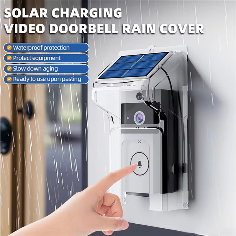 Home Cinema Hd - Drahtlose HD-WIFI-Türklingelkamera mit Solarladung, wasserdichte Nachtsicht,