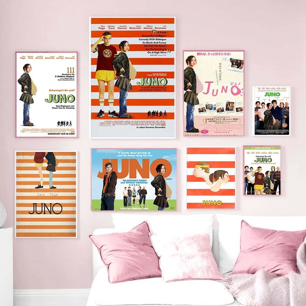 Home Cinema The Drama - Juno Komödie Drama Film Kunstdruck Poster