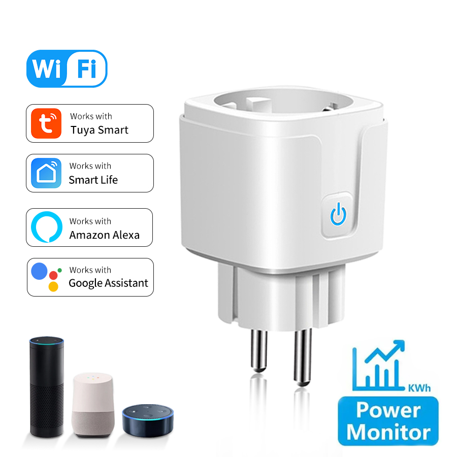 Home Cinema Alexa - Tuya smart socket eu 16a AC100-240V