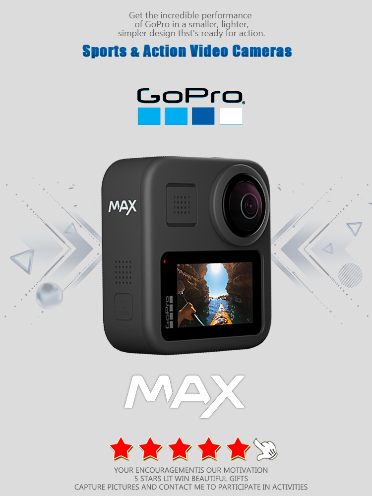GoPro MAX 360 Action-Kamera mi – Home Cinema Hd Bewertung und Preis