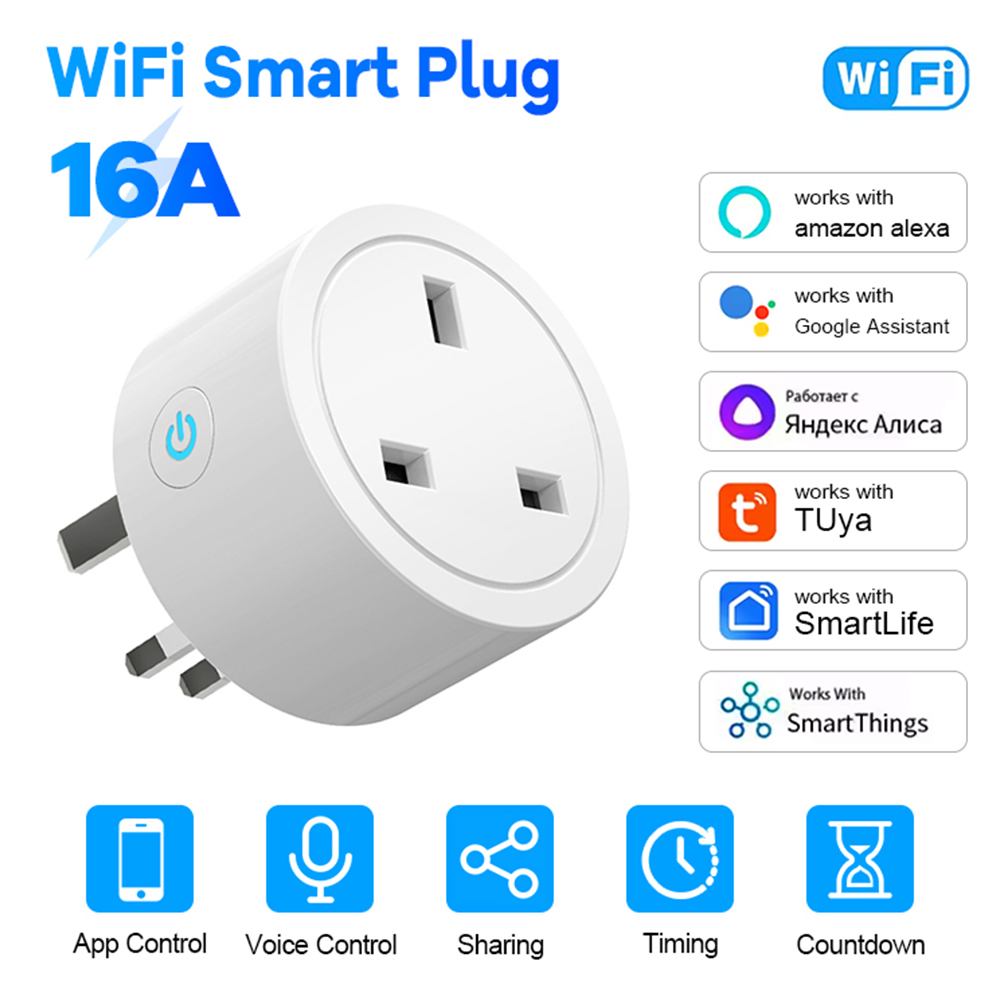 WiFi Smart Plug 16A UK-Steckdo – Home Cinema Alexa Bewertung und Preis