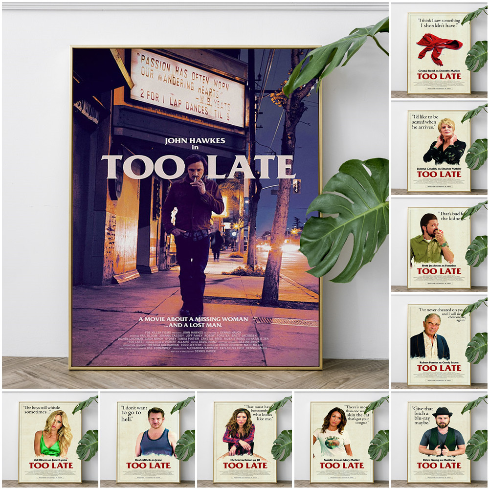 Too Late Drama Film Kunstdruck – Home Cinema The Drama Bewertung und Preis