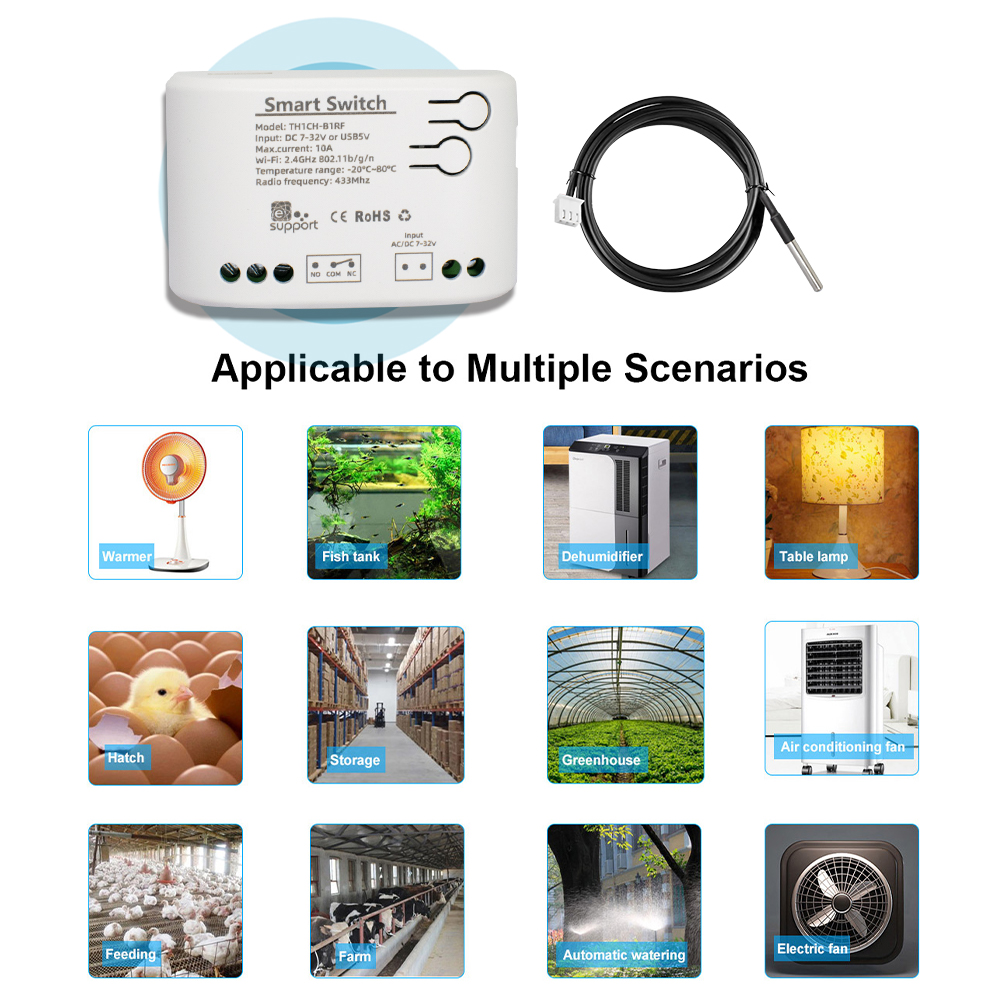 Smart Temperatur Schalter 12V  – Home Cinema Alexa Bewertung und Preis