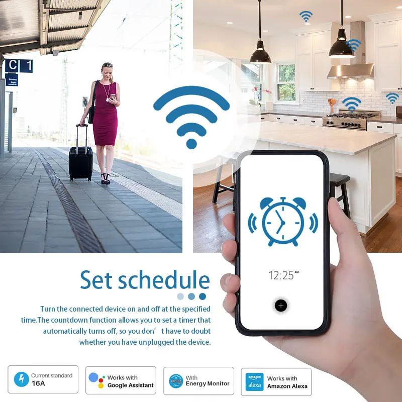 20A EU Smart Plug WLAN-Steckdo – Home Cinema Alexa Bewertung und Preis