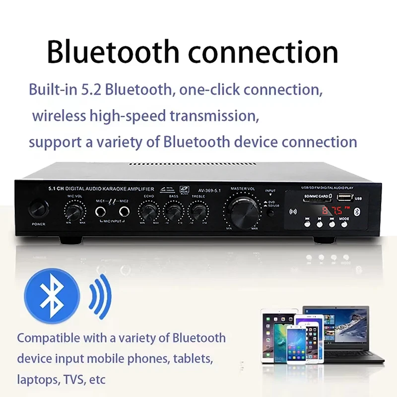 AV-369BT Bluetooth 5.1 Sound L – Home Cinema Onkyo 5.1 Bewertung und Preis